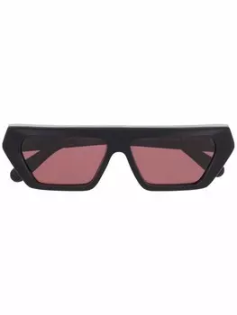 Stella McCartney Eyewear солнцезащитные очки в квадратной оправе, черный