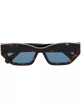 Stella McCartney Eyewear солнцезащитные очки в оправе 'кошачий глаз', коричневый