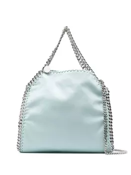 Stella McCartney Falabella chain-trim tote bag, синий