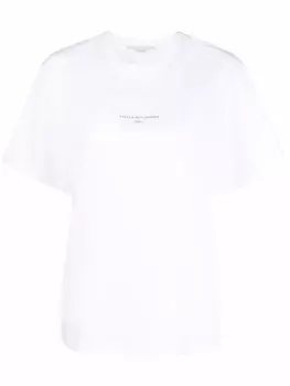Stella McCartney футболка 2001-го года с логотипом, белый