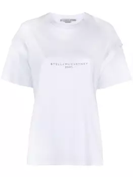 Stella McCartney футболка с пайетками, белый