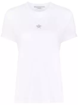 Stella McCartney футболка с вышивкой Mini Star, белый