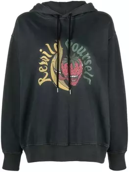 Stella McCartney худи Rewild из джерси с принтом, черный