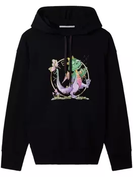 Stella McCartney худи с принтом Year of the Dragon, черный