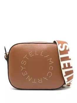 Stella McCartney каркасная сумка Stella Logo, коричневый