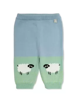 Stella McCartney Kids брюки с узором, синий