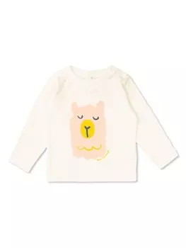 Stella McCartney Kids футболка с графическим принтом, белый