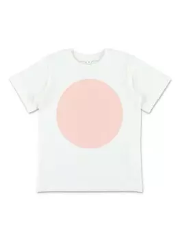 Stella McCartney Kids футболка с логотипом, белый