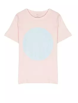 Stella McCartney Kids футболка с логотипом, розовый