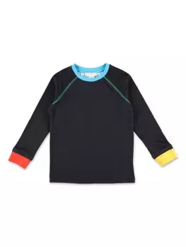 Stella McCartney Kids футболка со снегом, черный