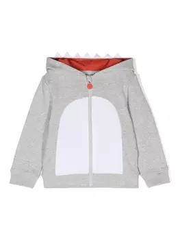 Stella McCartney Kids худи из джерси, серый