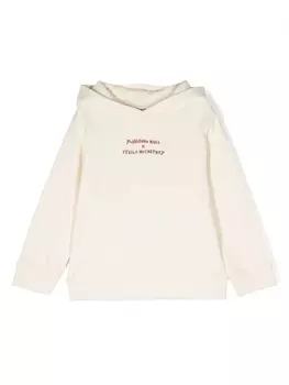 Stella McCartney Kids худи с принтом, нейтральный цвет