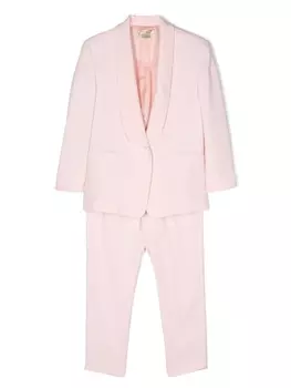 Stella McCartney Kids костюм с однобортным пиджаком, розовый
