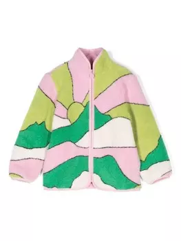 Stella McCartney Kids куртка Sunrise Scene, розовый