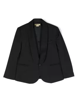 Stella McCartney Kids однобортный смокинг, черный