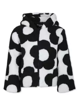 Stella McCartney Kids пальто с цветочным принтом, белый