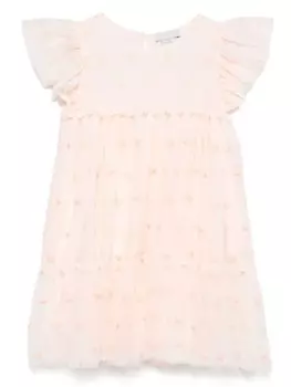 Stella McCartney Kids платье из тюля, розовый
