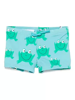 Stella McCartney Kids плавки-шорты с принтом, синий