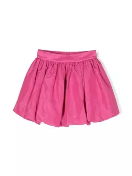 Stella McCartney Kids поплиновая мини-юбка, розовый