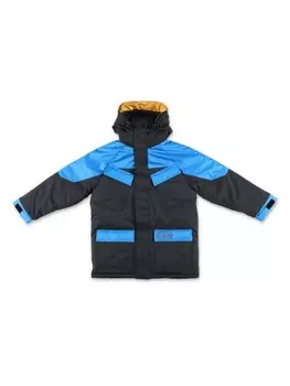 Stella McCartney Kids пуховик с капюшоном, черный