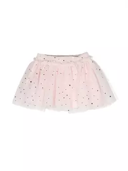 Stella McCartney Kids пышная юбка с пайетками, розовый