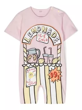 Stella McCartney Kids ромпер Candy Floss Stand, розовый