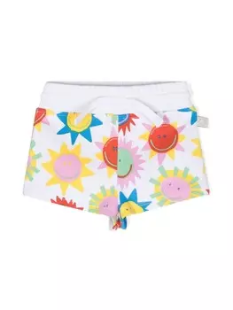 Stella McCartney Kids рубашка с графичным принтом, белый
