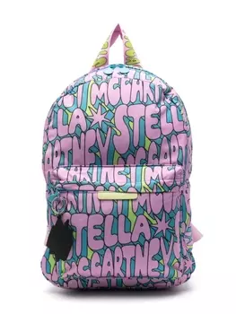 Stella McCartney Kids рюкзак с логотипом, розовый