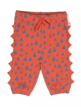 Stella McCartney Kids спортивные брюки с графичным принтом, красный