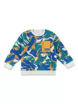 Stella McCartney Kids тедди флис, синий