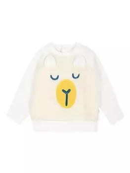 Stella McCartney Kids толстовка из органического хлопка, нейтральный цвет