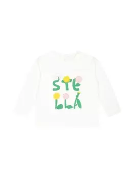 Stella McCartney Kids толстовка с цветочным принтом, белый