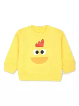 Stella McCartney Kids толстовка с графическим принтом, желтый