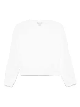 Stella McCartney Kids толстовка с логотипом, белый