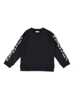 Stella McCartney Kids толстовка с логотипом, черный