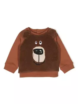 Stella McCartney Kids толстовка с принтом, коричневый