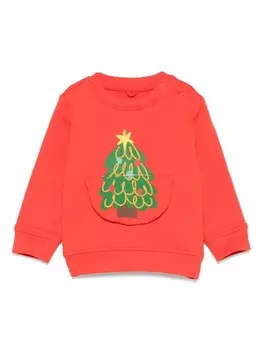 Stella McCartney Kids толстовка со сменным принтом, красный