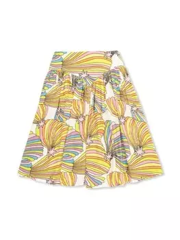 Stella McCartney Kids юбка с узором, желтый