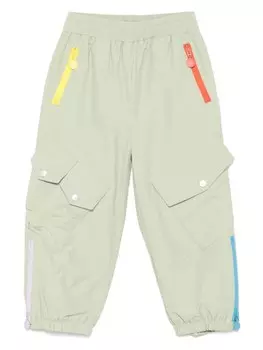 Stella McCartney Kids зауженные брюки, зеленый