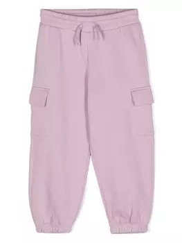 Stella McCartney Kids зауженные спортивные брюки, фиолетовый