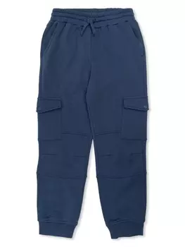 Stella McCartney Kids зауженные спортивные брюки, синий
