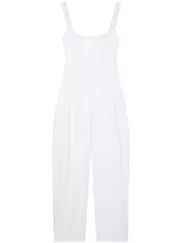 Stella McCartney комбинезон с широкими брюками, белый