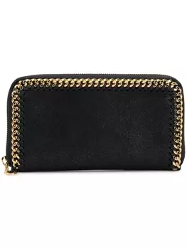 Stella McCartney континентальный кошелек 'Falabella', черный
