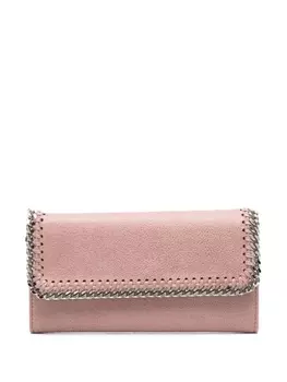 Stella McCartney кошелек Falabella Flap Continental, розовый