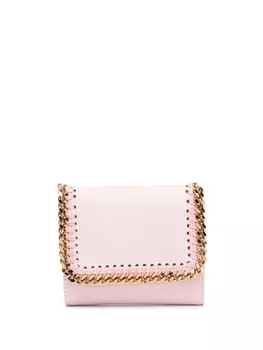 Stella McCartney кошелек из искусственной кожи с цепочным декором, розовый