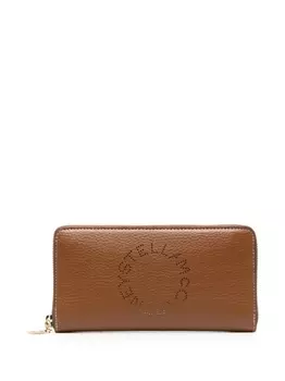 Stella McCartney кошелек на молнии с логотипом, нейтральный цвет