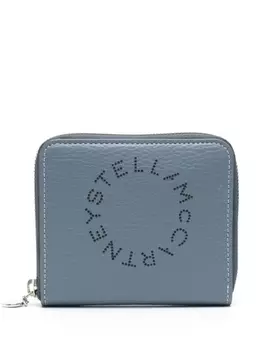 Stella McCartney кошелек с перфорированным логотипом, синий