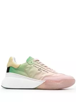 Stella McCartney кроссовки Loop с эффектом градиента, розовый