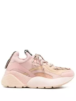 Stella McCartney кроссовки со вставками, розовый