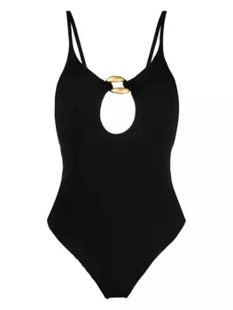 Stella McCartney купальник Falabella Pop с вырезами, черный